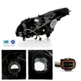 thumbnail image 2 of AKKON - Fits 2010-2013 G37 / 11-12 G25 / 2015 Q40 Sedan 4-Door [HID/Xenon Type] Projector Chrome Headlight Passenger Right Side, 2 of 5