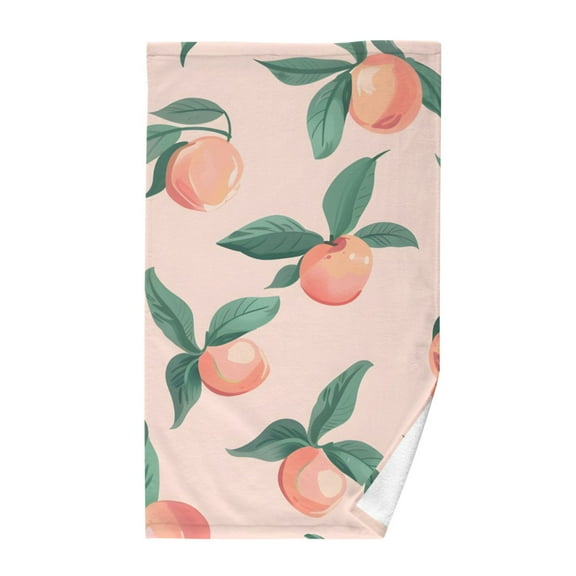 Peach Cotton Face Towels Absorbent Hand Towel Soft Bathroom Towel for Kitchen Hotel Decoration