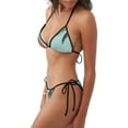 thumbnail image 2 of Fotbe Vintage Surf Van Beach Traje de Baño para Mujer de Dos Piezas – Bikini Sexy de Tirantes Tipo Halter con Diseño Triangular, 2 of 6