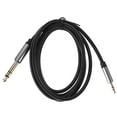 thumbnail image 1 of 3.5mm to 6.35mm Stereo Audio Cable for Mobile Phone Computer and Amplifier Audio 1pc, 1 of 8