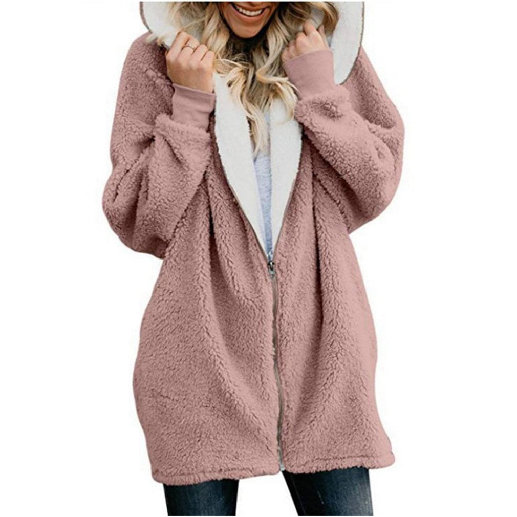 WOCACHI Womens Cardigans Button Down Long Open Front Coat Solid Outwear Sweater 
