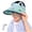 Light Blue, variant on Kids USB Powered Fan Sun Hat, Cartoon Frog Wide Brim UPF 50+ Cooling Hat with Charging Cable, Breathable Outdoor Hat for Boys 4-12 Years Old