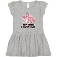 thumbnail image 3 of Inktastic My Mimi Loves Me Llama Girls Toddler Dress, 3 of 5