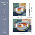 thumbnail image 2 of Yayeee Toggle Light Switch Wall Plate 3-Gang 6.37"x4.48" Decorative Outlet Cover, Goldfish Bowl, 2 of 7