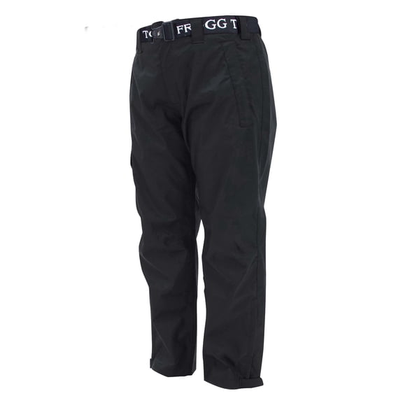 Frogg Toggs StormWatch Waterproof Rain Pants, Zip-to-Knee 420D Nylon Men’s Pants, Black, Extra Large