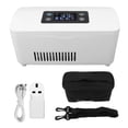 thumbnail image 1 of Insulin Cooler Refrigerated Box USB Charging Port Sealed 100‑240V Portable Insulin Cooler Box for Storage Medicine White UK Plug, 1 of 5