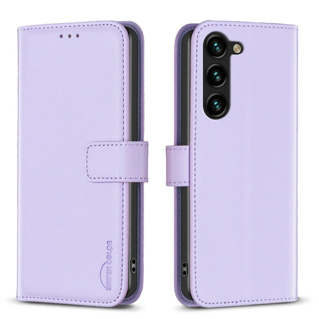 Compatible with Samsung Galaxy S24 Plus Wallet Case with Card Slots Magnetic Closure Flip Folio Cover