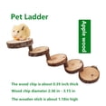 thumbnail image 2 of Methold Escalera de escalada para mascotas, ratones de madera, entretenimiento, plataforma de entrenamiento de ejercicio interactivo, juguete Juguetes de animales pequeños, 2 of 6