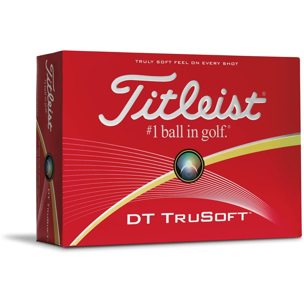 Titleist DT TruSoft Golf Balls, Prior Generation, 12 Pack