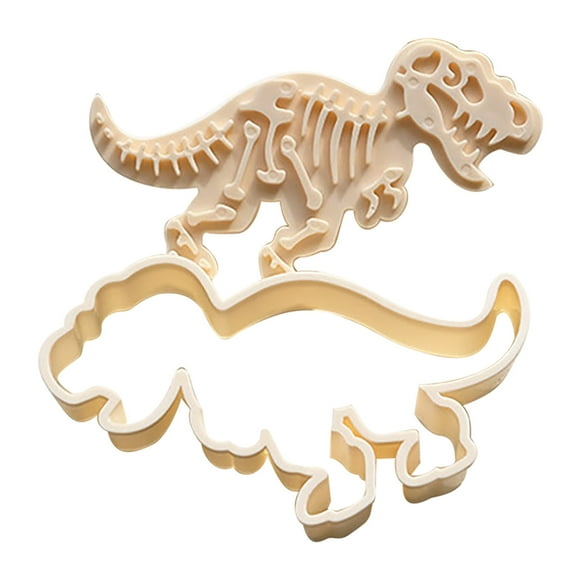 EGNMCR Popsicle Mold Chocolate Bar Mold Dinosaur Coolie 3 Piece Set Dinosaur Seal Kitchen Baking Cookie mold