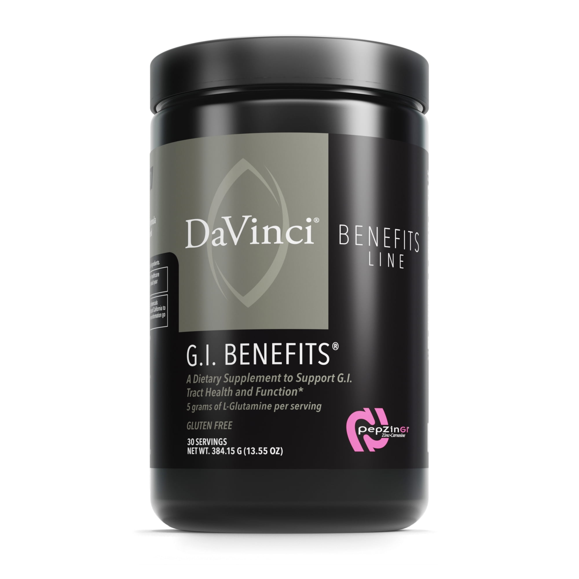 DaVinci Labs GI Benefits Powder - Support Digestive Health & Immune System* - 30 Servings - 384.15 g
