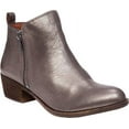 thumbnail image 2 of Lucky Brand Basel Boot Pewter Metallic Leather Low Cut Ankle Boot Booties (Pewter, 8), 2 of 2