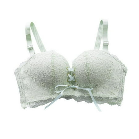 Clearance!Uooqdmx Bras for Women Strapless Bra Underwear Bra Wire Tira Bra Strapless Stealth Brassiere Comfortable Bras for Women Green XL