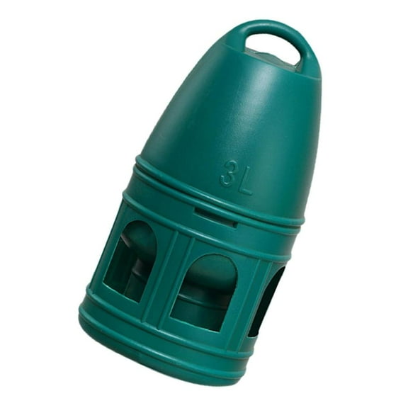 Necvior Large Capacity Bird Water Dispenser for Quail Parakeets Doves Pigeons with Hanging Handle and Easy Carry Design 3L/5L