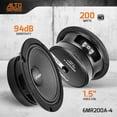 thumbnail image 2 of Altavoces de gama media PRV AUDIO 6.5 6MR200A-4 200W 4 Ohm, 2 of 8