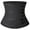 Black - Zipper, variant on KIWI RATA Waist Trainer for Men Sweat Waist Trimmer Corset with 3 Straps Stomach Wraps Zipper Neoprene Workout Belt