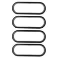 thumbnail image 2 of 12 Pieces Oval Tart Rings Heat-resistant Non Stick Mini Cake Mold, 2 of 5