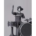 thumbnail image 5 of Estatua músico estatuilla escultura Musical decoración resina estante tambor regalo 21,5 cm JAMW Sencillez, 5 of 5