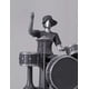 thumbnail image 5 of Estatua Músico Estatuilla Escultura Musical Decoración Resina Estante ER, 5 of 5