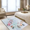 thumbnail image 4 of Alfombra de baño con diseño de paisaje de flores, pintura al óleo, para cocina, hogar, sala de estar, dormitorio, alfombras para puerta de entrada, 4 of 4