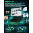 thumbnail image 3 of Rumtuk 16" Green Laptop,16 GB RAM,1 TB SSD,Core i3-7020 CPU,Win 11 Pro/Office 2019,FHD IPS Display,Backlit KB,Fingerprint,USB 3.0,HDMI,WiFi,Bluetooth,Notebook Computer for Work Study and Play, 3 of 9