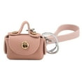thumbnail image 2 of Trayknick Women Faux Leather Mini Key Chain Handbag Pendant Earphone Storage Coin Purse Light Pink, 2 of 13