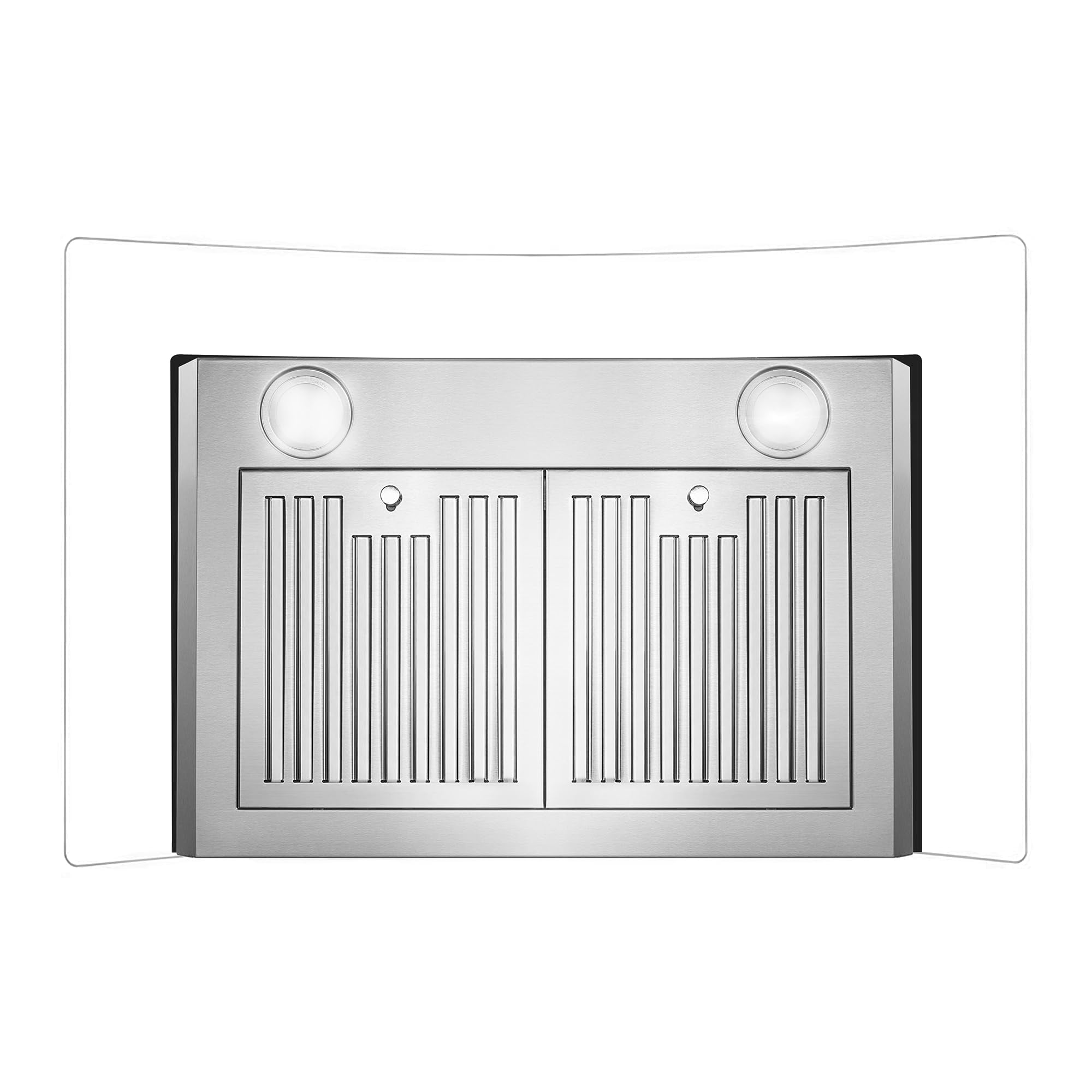 Pemberly Row 30" 380 CFM Ducted Wall Mount Range Stainless Steel Kitchen Hood