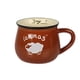 thumbnail image 1 of Toystoory Taza de agua de cerámica con patrón de animales para el desayuno, contenedor de comida para el vientre grande, taza de cerámica para café con Utensilios de cocina Color café Toystoory HA081330-04, 1 of 6