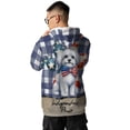 thumbnail image 5 of Patriotic Maltese 4th of July Independence Paws All Over Print 3D Hoodie Unisex Merch Hoodies Maltese Dog Lover Gifts Idea - 02010, 5 of 6