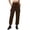 #03 Brown 【Mix, Match & Rotate: Stock Up on Daily Colors】, variant on Women's Solid Color Drawstring Elastic Waist Sports Workout Pants with Pockets, Loose Fit, Athletic Jogging Running Hiking Activewear, Womens Casual Lounge | VerBelle,Navy M