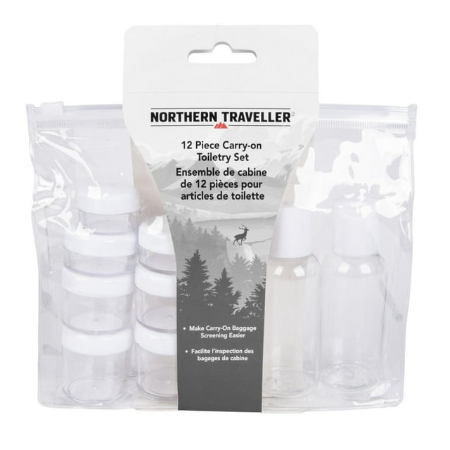Ensemble de cabine de 12 pièces pour articles de toilette Northern Traveller