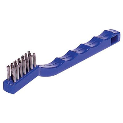 Weiler 0.006 Wire Size Plastic Block 3 X 7 No 7-1/2 X 1/2 Block Size Small Hand Scratch Brush Of Rows 302 Stainless Steel Bristles