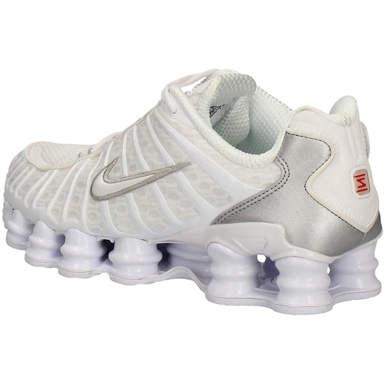 NIKE SHOX TL WHITE METALLIC SILVER - AV3595-100 - Walmart.com