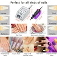 thumbnail image 3 of Emlimny 6Pcs Electric Nail Drill Machine Nails File Manicure Set Low Noise Vibration with 6Pcs Sanding Bands for Acrylic Nail Drill Gel Art Remover Pedicure Tool Glazing Polisher Polishing Grinder, 3 of 7