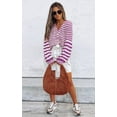 thumbnail image 2 of Women's V Neck Button Down Long Sleeve Cable Knit Cardigan Sweaters Outerwear Tops, 2 of 7
