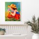 thumbnail image 5 of Cuadros Decorativos Chica recogiendo flores pintura al óleo por números Kits DIY lienzo pared arte imagen artesanal JShteea Nuevos Originales, 5 of 9