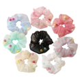thumbnail image 3 of Scrunchie de pelo satinado para mujer 8x Scrunchies De cabellero Elástico Bobbles Cuerda Hairband Surtido Multicolor como se describe Magideal Scrunchie de pelo satinado para mujer, 3 of 7
