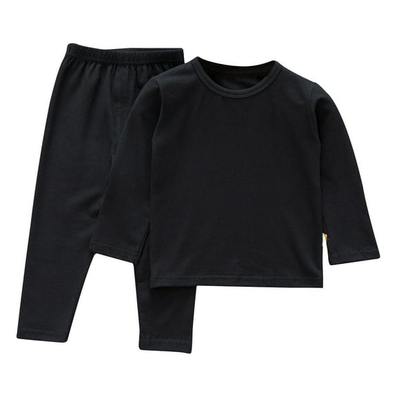 Mercatoo Toddler Baby Boy Girls Long Sleeve Solid Color T-Shirt Sweatshirt Top   Pant Trousers Fall Winter Clothes Set