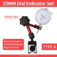 thumbnail image 1 of Dial Indicator Gauges Micrometer Dial Gauge Dial Indicator Magnetic Holder Clock Indicator Magnetic Stand Measuring Instruments ,Accurate Readings, 1 of 7