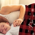 thumbnail image 5 of Christmas Throw Blanket 60" x 80", Lightweight Super Soft Bed Blanket for Bedroom Living Rooms, Cozy Fleece Comfy Microfiber Throw Blankets for Couch Sofa, Truck Tree Snowflake Red Blank Lattice, 5 of 6