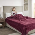 thumbnail image 3 of Beautyrest Plush Electric Blanket, Secure Comfort Technology, Red, Full, 3 of 5