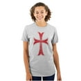 thumbnail image 3 of Medieval Knight Templar Christian Men's Graphic T Shirt Tees Brisco Brands M, 3 of 6