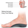 thumbnail image 3 of Insertos ortopédicos RooRuns FitFeet, soporte de arco alto de 3/4 de longitud, 3 of 6