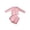 Pink, variant on Girls Swimwear Long Sleeve Rash Guard UPF 50 Sun Two Piece Bathing Sporty Shorts Swimsuit for Toddler Kids
