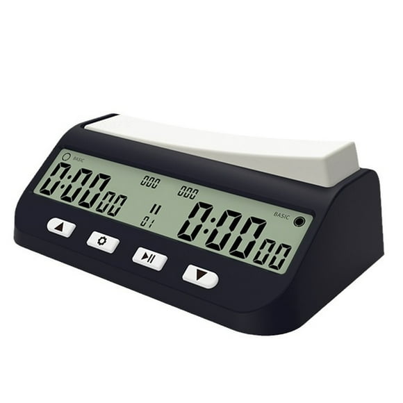 Horloge d'Échecs Professionnelle Montre Numérique Multifonctionnelle Compte à Rebours Minuterie Jeu de Société Chronomètre
