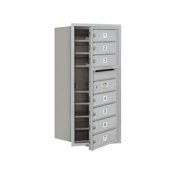 Salsbury Industries 7 Door Front Load 4C Horizontal Mail Center