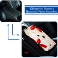 thumbnail image 5 of Seven Starred Ladybird Furry Printed Soft 12.5x8.2 Inch Car Armrest Mat Cover Pad Accessory, 5 of 6