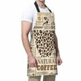 thumbnail image 4 of Yehwow Coffee Cups Made of Coffee Beans Bib Apron For Kitchen BBQ Gardening With Adjustable Neck Strap 27x31 Inch, 4 of 4