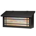 thumbnail image 1 of Americas Finest Lighting AF-3042-TB-GI Summit Horizontal Mailbox, Gold Iridescent - Textured Black, 1 of 1