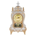thumbnail image 1 of European Antique Desk Clock Retro Clock Living Room Decoration Desk Clock Home Clock White, 1 of 6